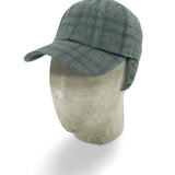 Grey Wool Baseball Cap