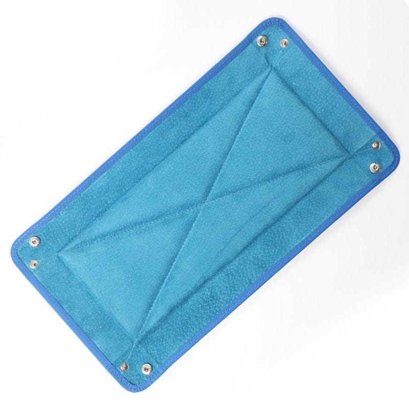 Large Cobalt With Light Blue Suede Tidy Tray
