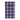 Large Red & Blue Check Cotton Gown With Red Piping