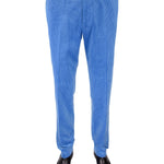 Light Blue Cotton Corduroy Trousers