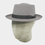 Light Grey Pork Pie Trilby