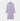 Lilac Houndstooth Cotton Gown With Navy Piping