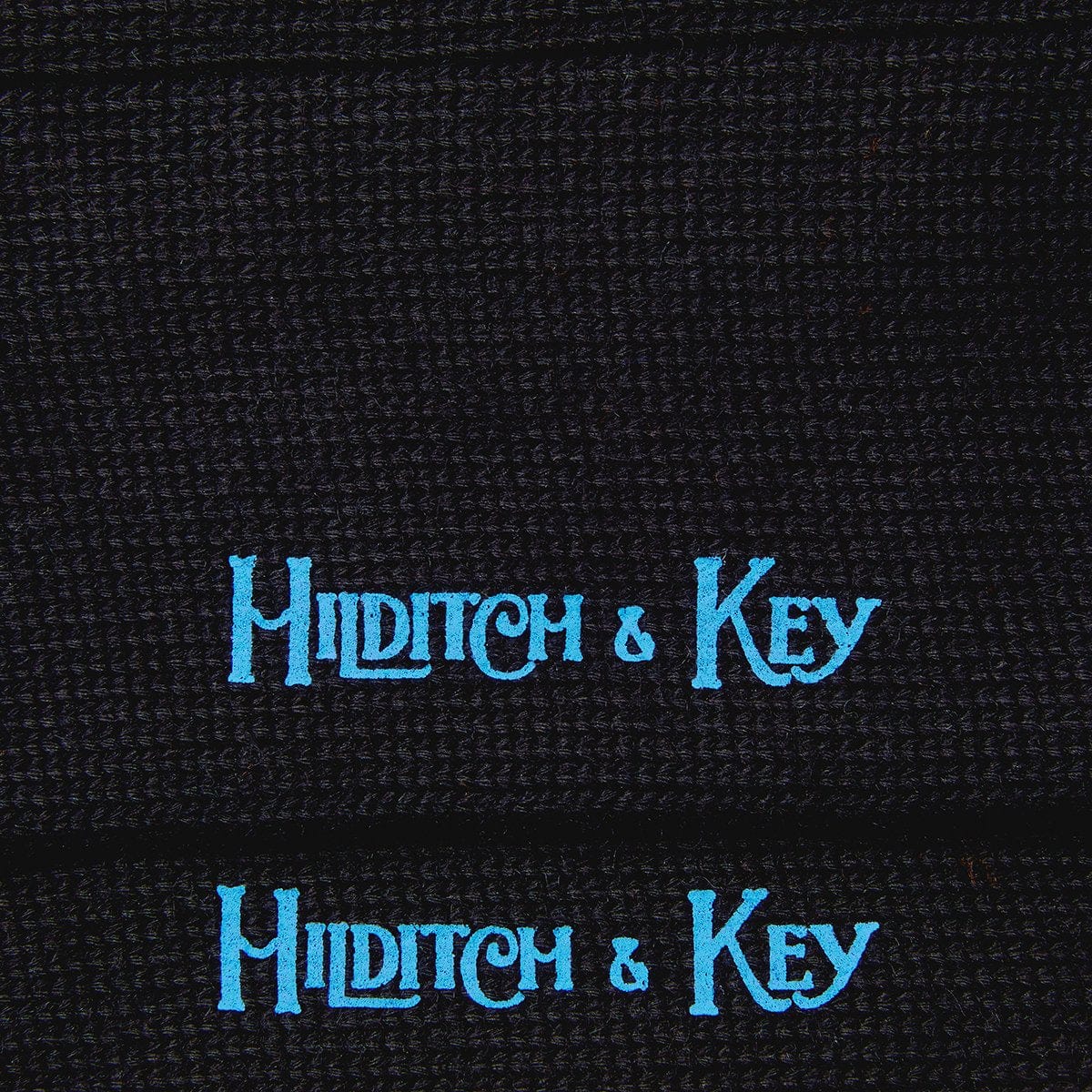 Long Black Heavy Sports Wool Socks