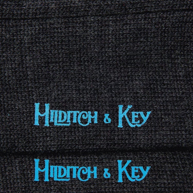 Long Grey Heavy Sports Wool Socks