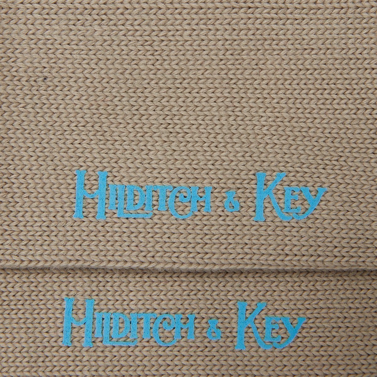 Long Mid Beige Heavy Sports Wool Socks