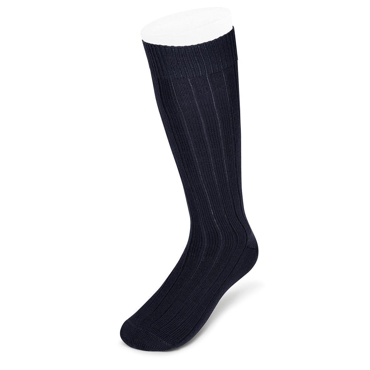 Long Navy Heavy Sports Wool Socks
