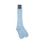 Long Pale Blue Heavy Sports Wool Socks