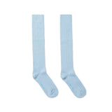 Long Pale Blue Heavy Sports Wool Socks
