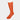 Long Plain Orange Cotton Socks