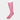 Long Plain Pink Cotton Socks