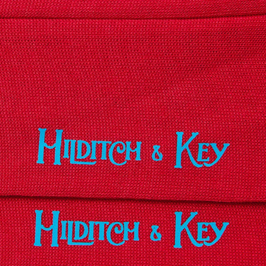 Long Plain Red Cotton Socks