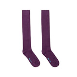 Long Purple Heavy Sports Wool Socks