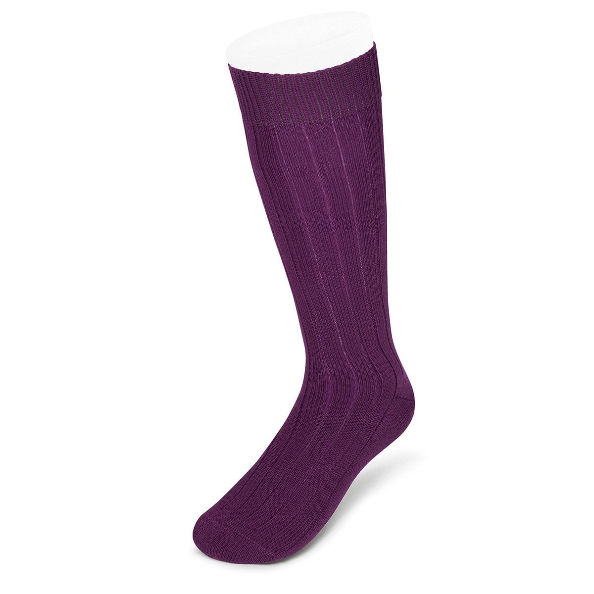 Long Purple Heavy Sports Wool Socks