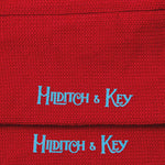 Long Red Heavy Sports Wool Socks