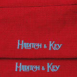 Long Red Heavy Sports Wool Socks