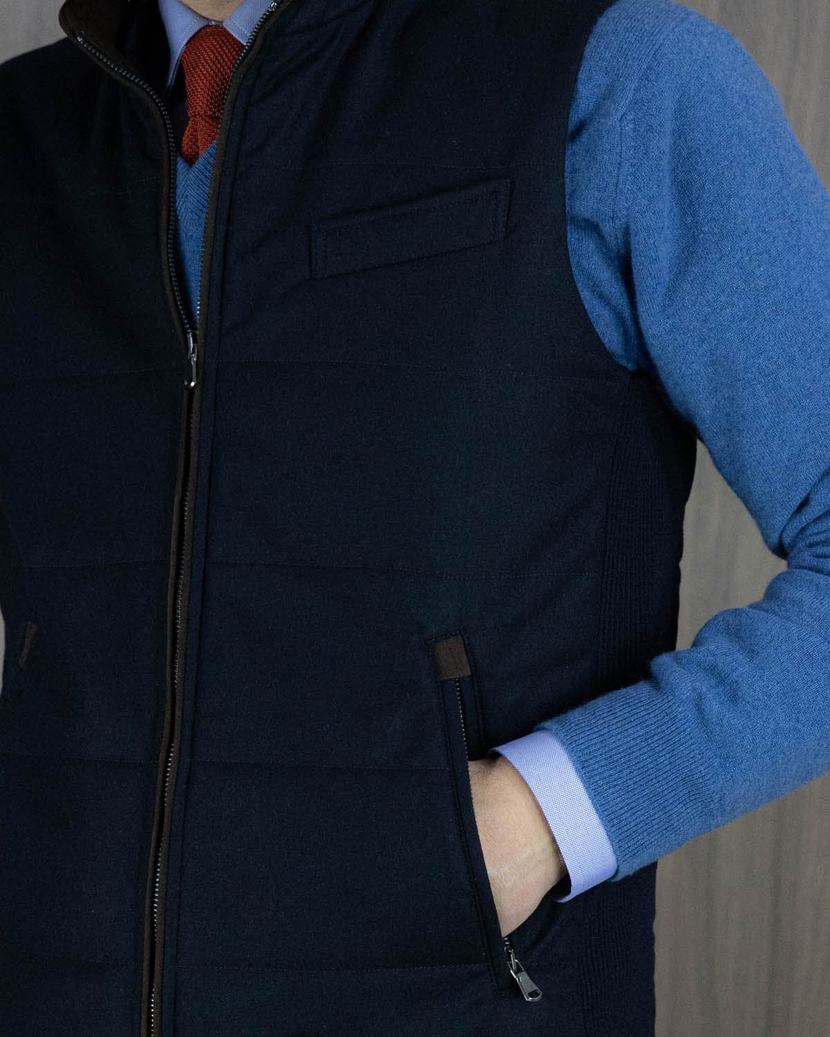 Loro Piana Navy Gilet