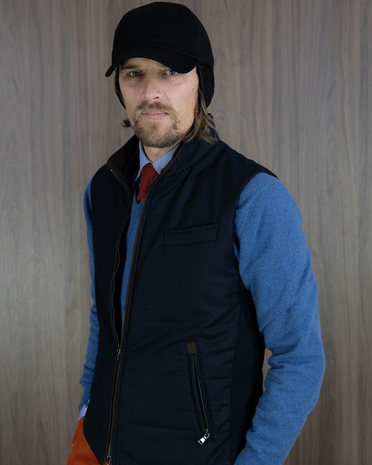 Loro Piana Navy Gilet