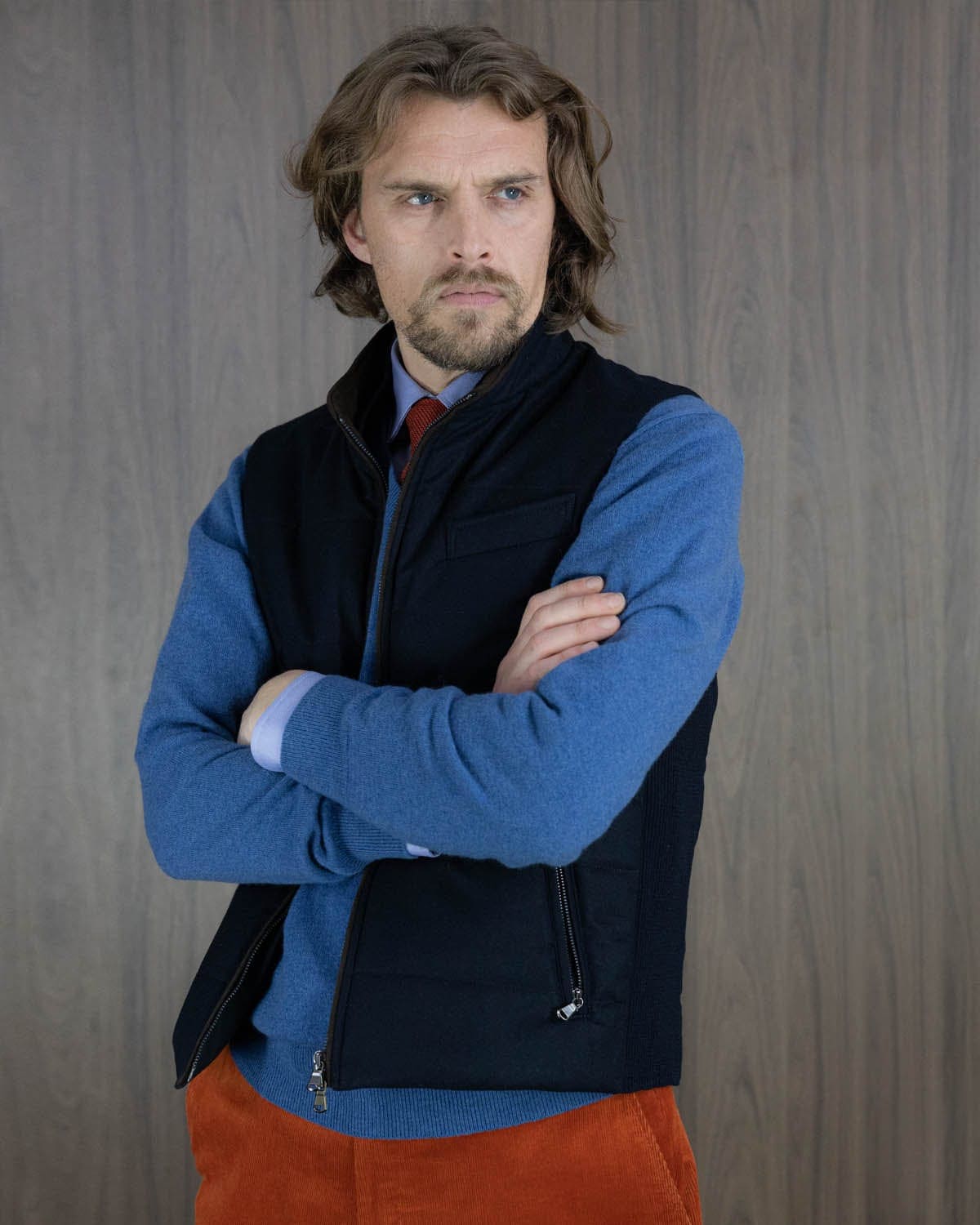 Loro Piana Navy Gilet