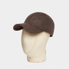Mid Brown Wool Baseball Cap