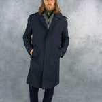 Midnight Ventile Commuter Hooded Coat