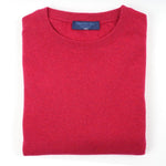Mixed Pink Crew Neck Cashmere Sweater