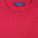 Mixed Pink Crew Neck Cashmere Sweater
