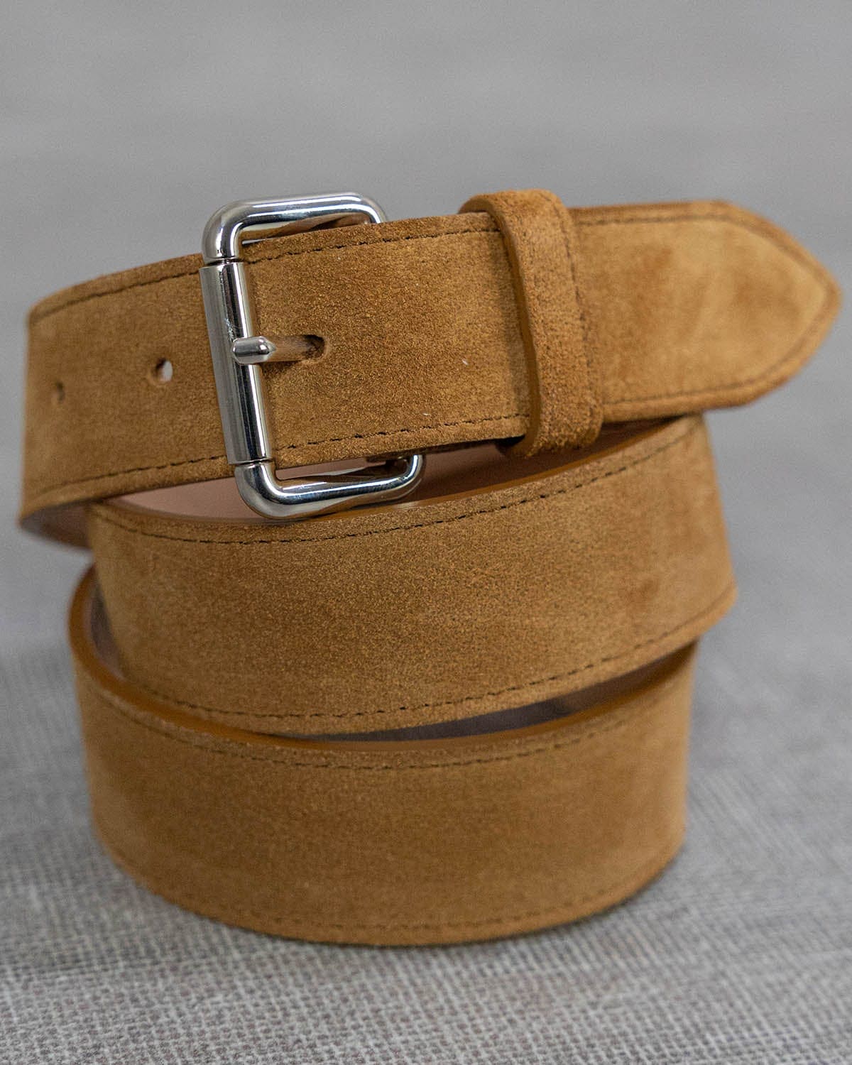 Moroccan Flame Chiltern Suede Leather Belt