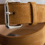 Moroccan Flame Chiltern Suede Leather Belt