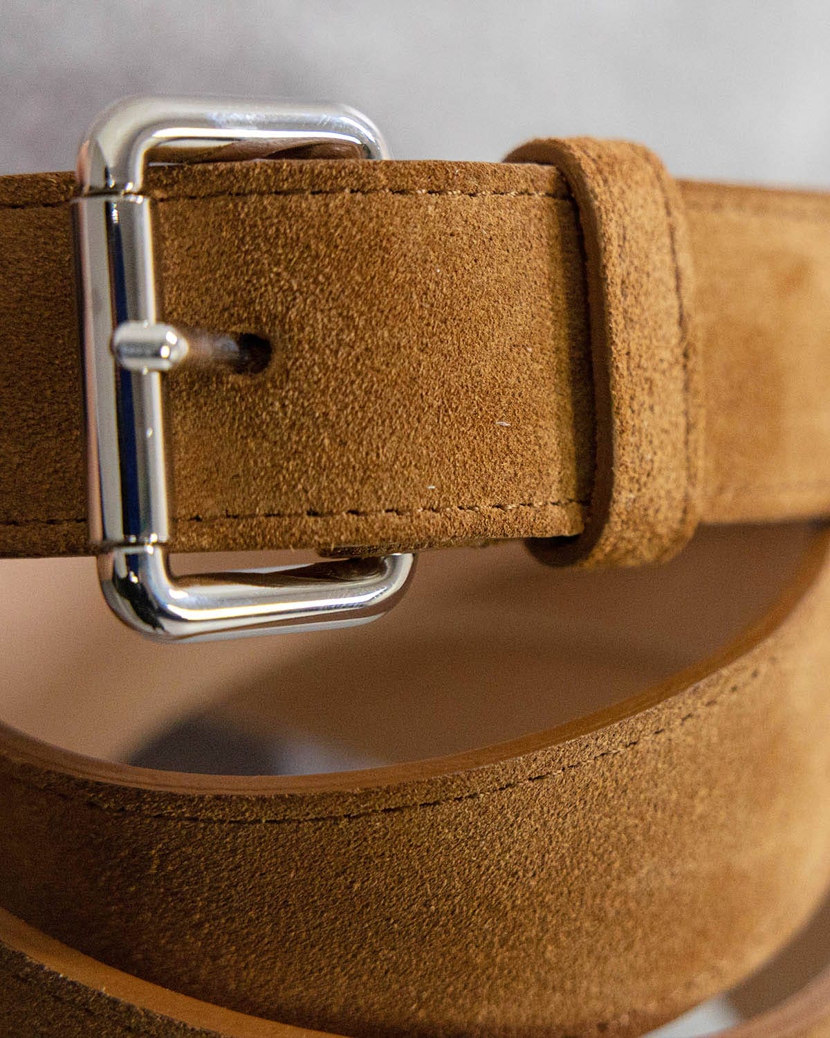 Moroccan Flame Chiltern Suede Leather Belt