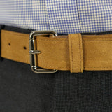 Moroccan Flame Chiltern Suede Leather Belt