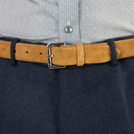 Moroccan Flame Mount Suede Leather Belt