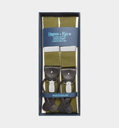 Moss Green Plain Barathea Braces