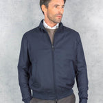 Navy Barclay Silk & Cashmere Jacket