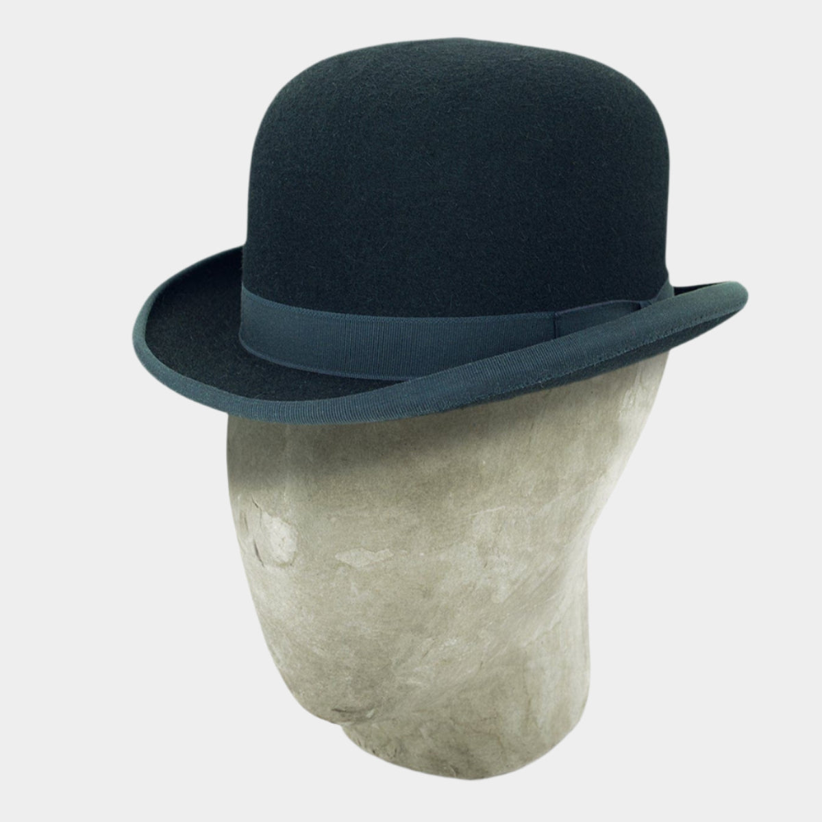 Navy Blue Bowler Hat