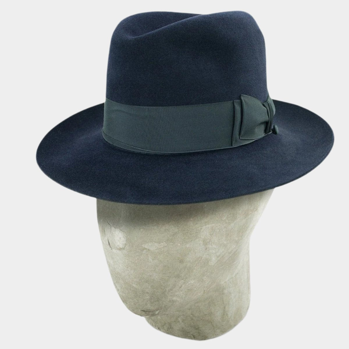 Navy Blue Poet Fedora