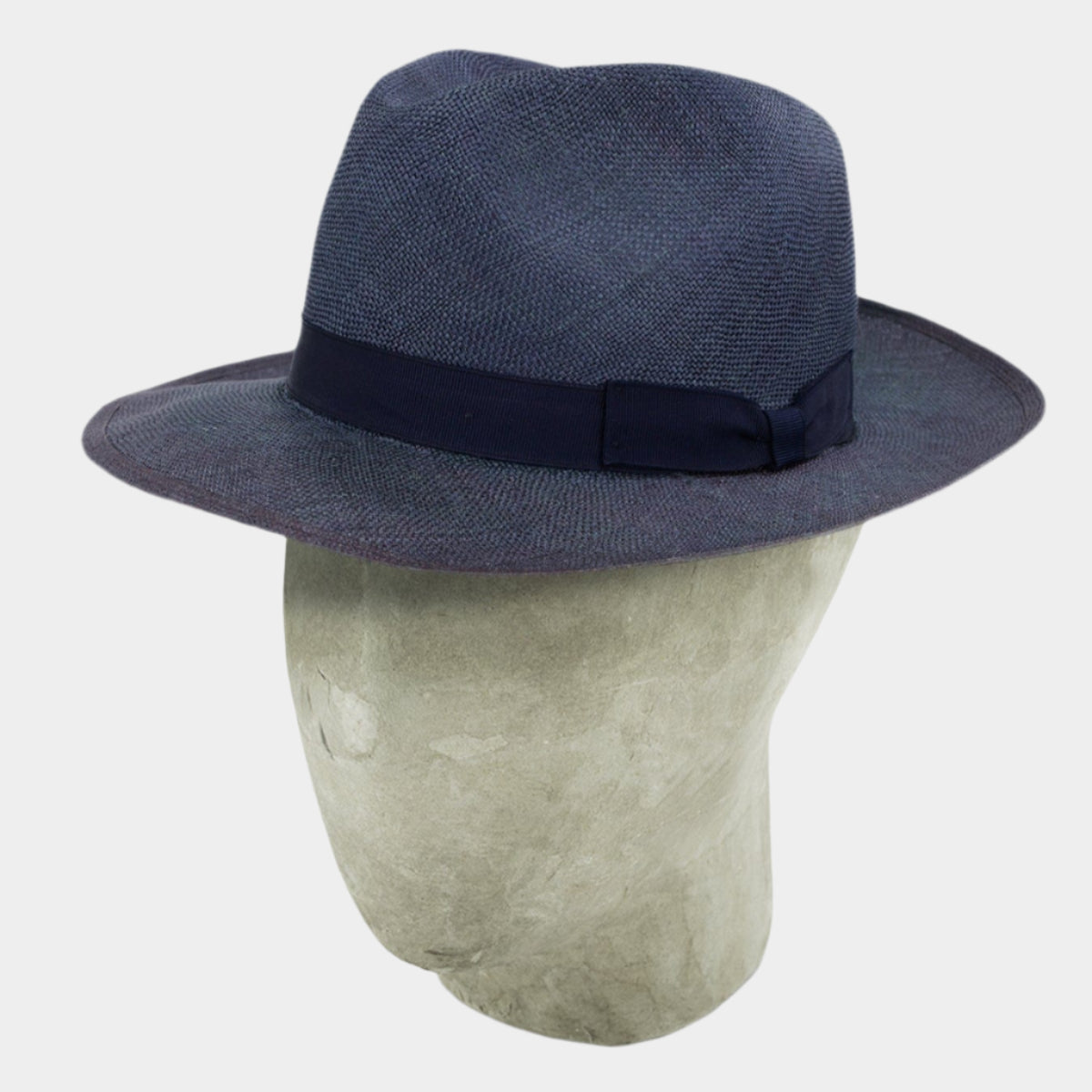 Navy Blue Sisal Trilby