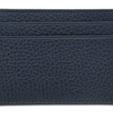Navy Calf Leather Double Sided Card Holder