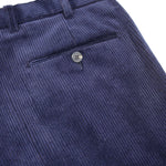 Navy Cotton Corduroy Trousers