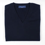 Nero Navy Cashmere Vest