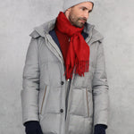 Nero Navy Moss Stitch 100% Cashmere Gloves
