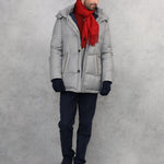 Nero Navy Moss Stitch 100% Cashmere Gloves