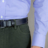 Olive Cotton Jeans