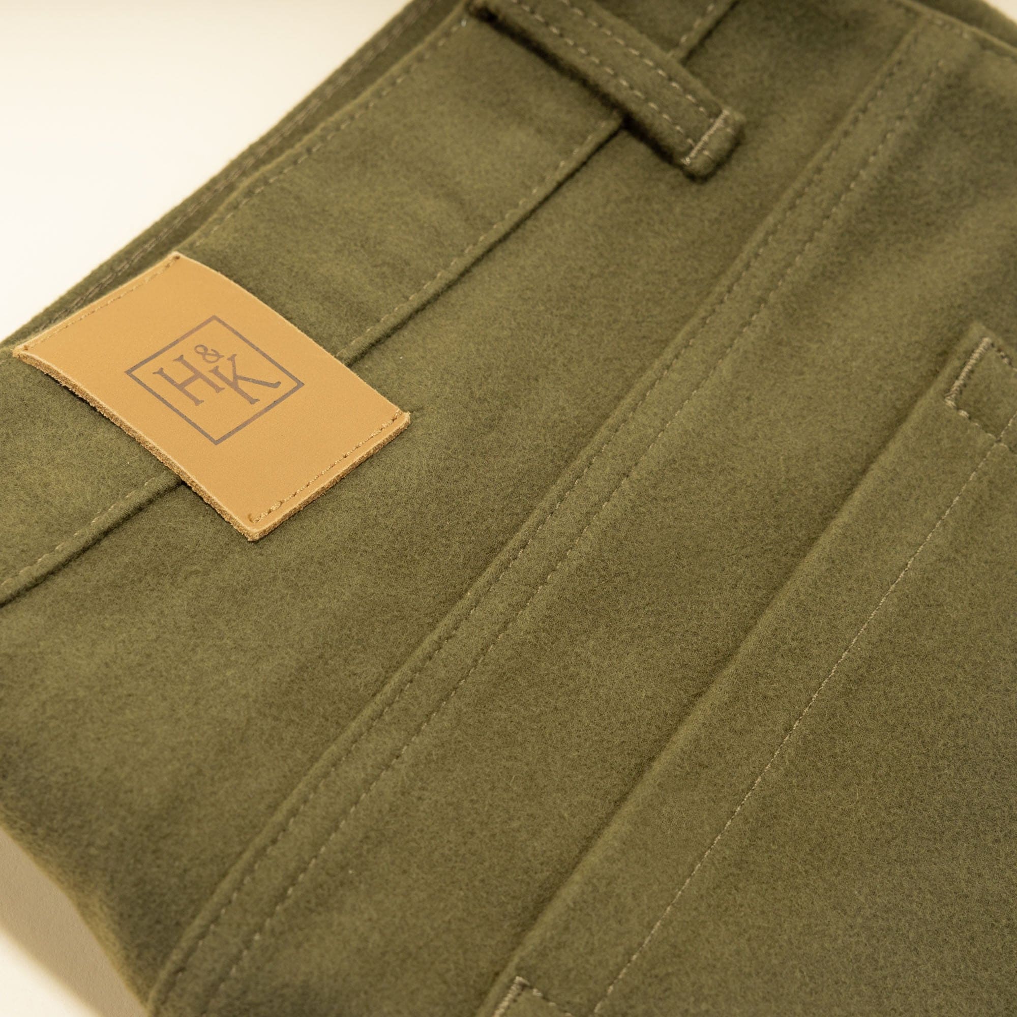 Olive Moleskin Jeans