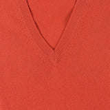 Orange 2Ply Cashmere Vest