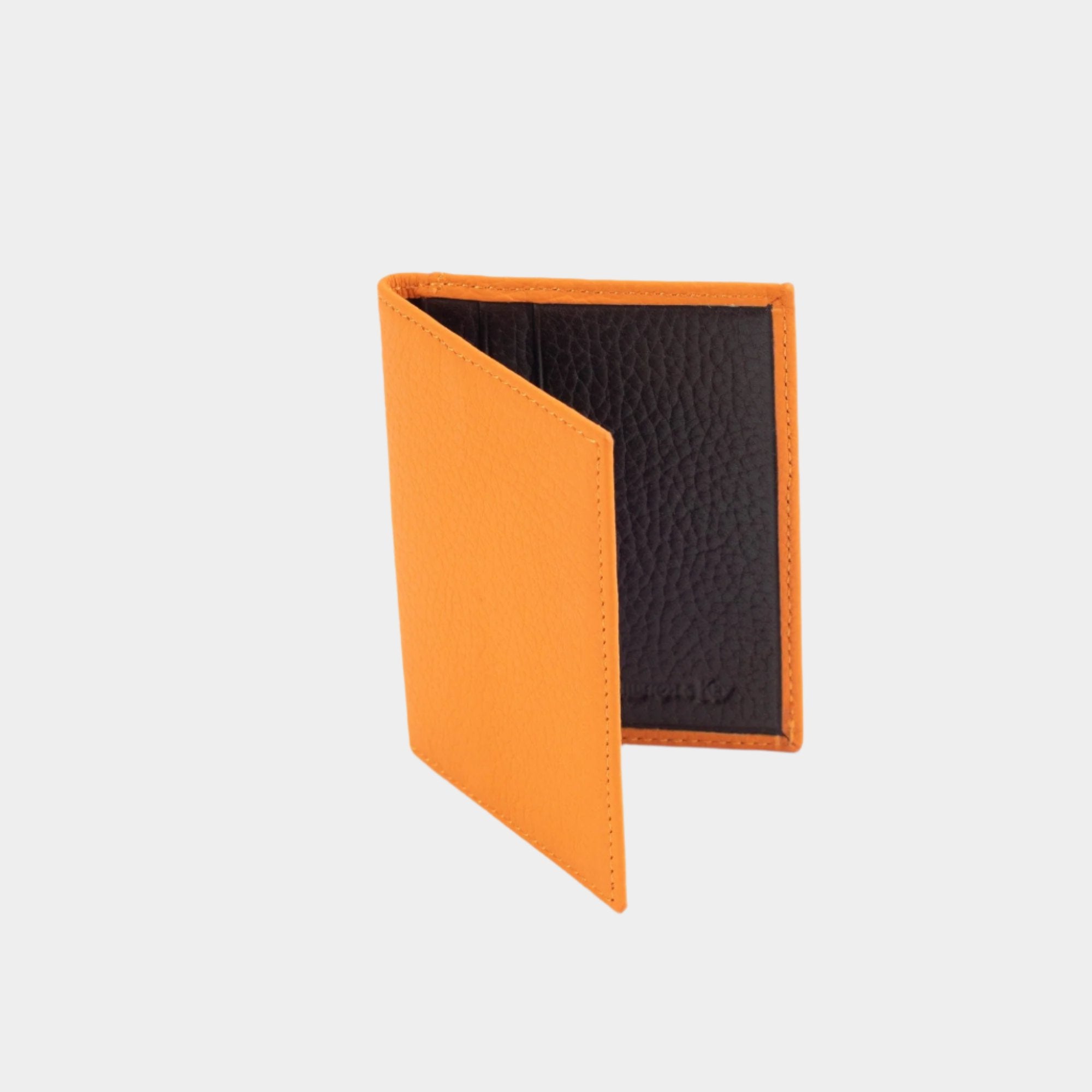 Orange & Brown Billfold Card Holder