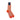 Orange & White Pin Dot Cotton Short Socks
