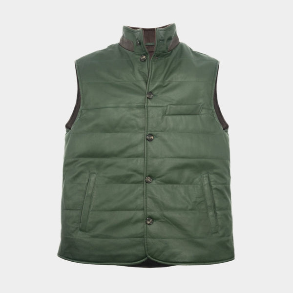 【THINGS THAT MATTER】SATIN LAYERED GILET THINGS THAT MATTER》 SATIN LAYERED GILET