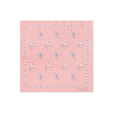 Pink Floral Silk Handkerchief