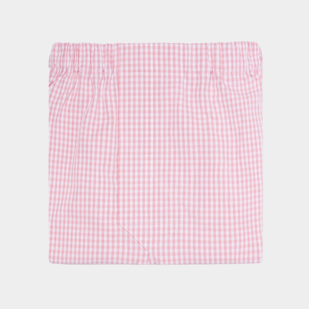 Pink Gingham 100% Cotton Boxer Short
