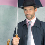 Pink & Navy Golf Umbrella